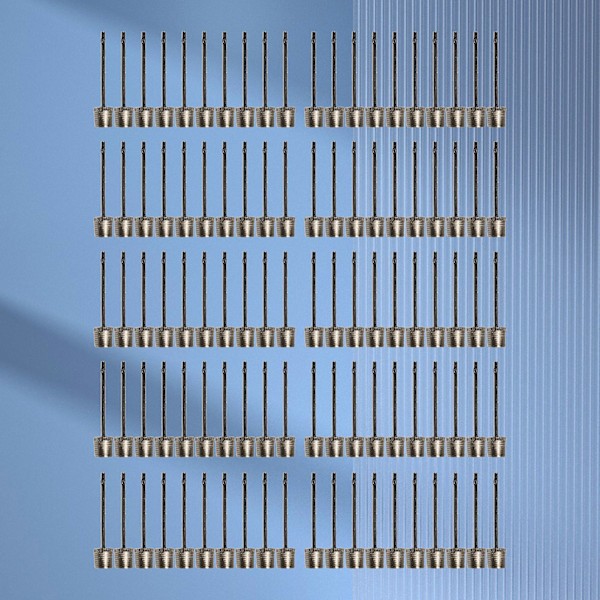 100 stk rustfrie stålnåler for luftpumpenåler til oppblåsing av basketball, fotball, volleyball og rugbyballer