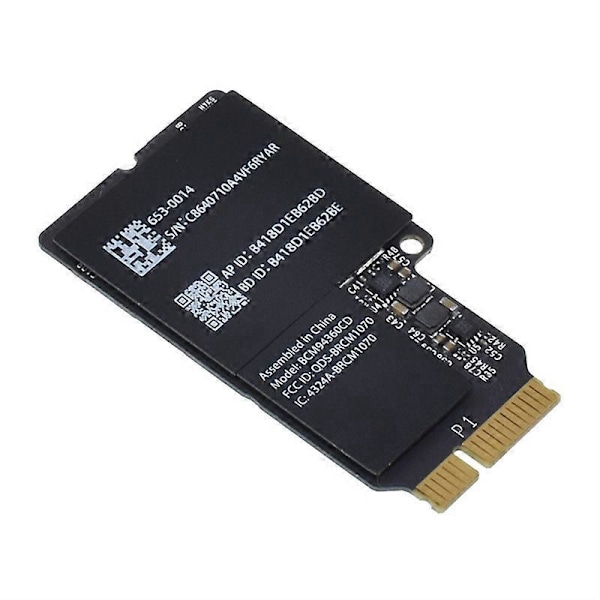1750 Mbps Dual Band Broadcom BCM94360CD WiFi Bluetooth-kort