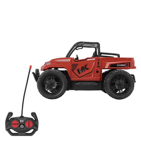 1/16 Fjärrstyrd bil 2.4GHZ Simulerade ljudeffekter 1/16 RC bil med ljus för över 3 år gammal orange röd