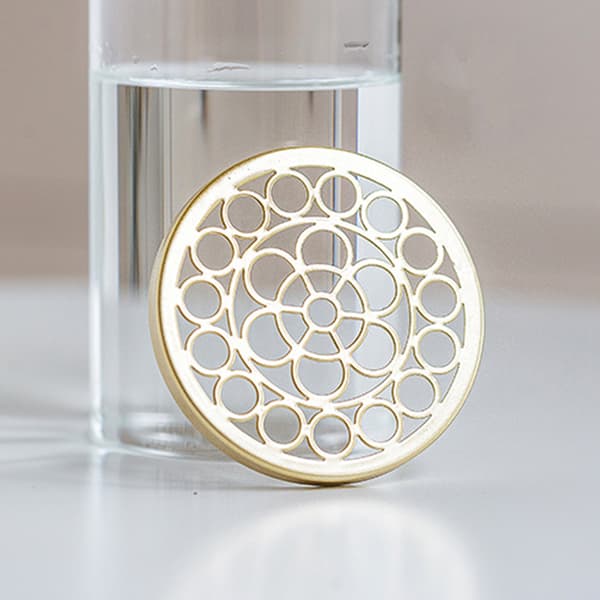 Blomsterindsats Låg Metalgitter til borddekoration 15,2 cm diameter