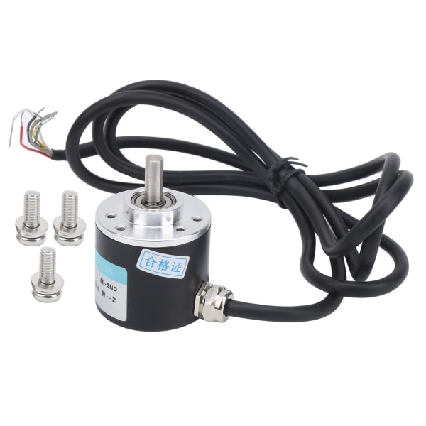 ABZ Encoder Incremental 3‑Phase Solid Shaft 6mm Motor Reducer Equipments DC5‑24VC38S6G5‑500Z