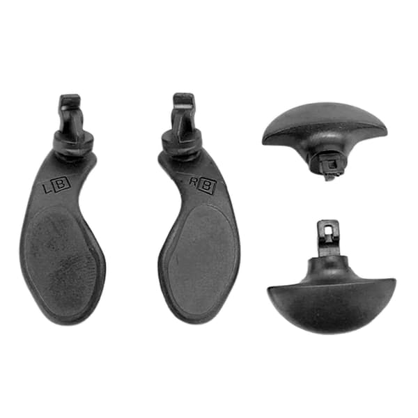 4 STK til PS5 Bagknapper Professionelle Holdbare Metal Bag Paddles til PS5 Reservedele Sort