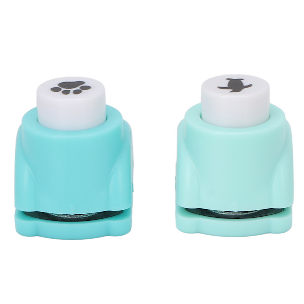 2kpl Punch Craft Set Mini Paper Hole Punch Penguin Bears Tassunmuotoiset Rei'ittimet Paperiaskarteluihin Tee-se-itse scrapbooking-tarvikkeet
