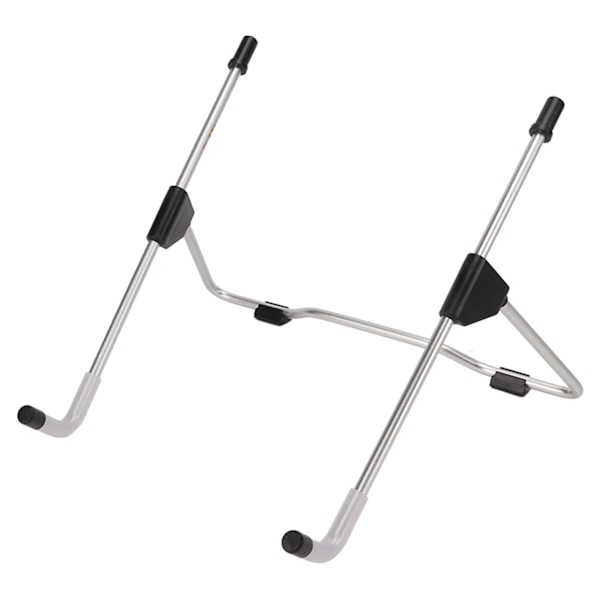 Justerbar sammenklappelig tabletstativ i aluminium til luftfart - Multifunktionel tabletstativholder med varmeafledning - Sort