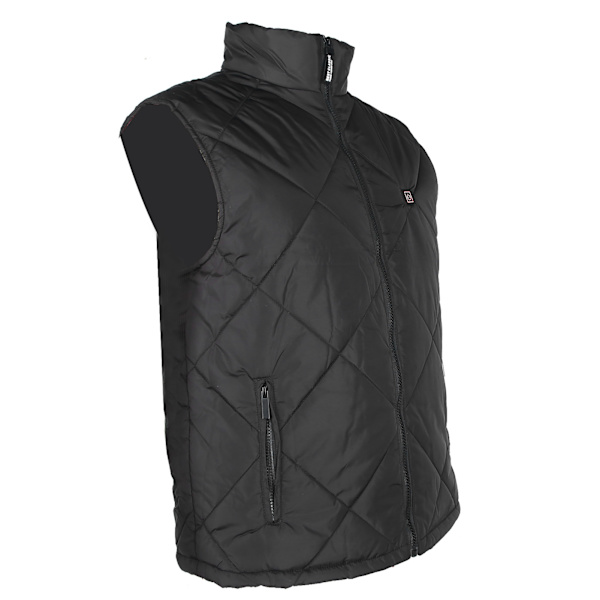 45-65℃ Oppvarmet Vest 5 Gir Temperaturskontroll Intelligent Bryter USB Lading Elektriske Avtakbare KlærXXXL