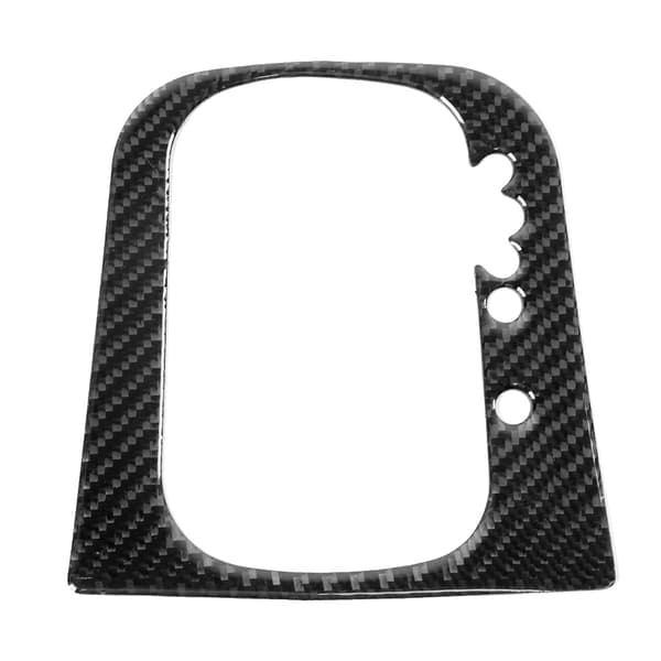 Carbon Fiber Gear Shift Panel Cover Trim Bilinteriør Dekoration B Type