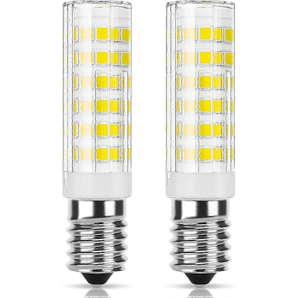 E14 LED-lampa 9W huv, motsvarar 50W halogen, 550LM, Kallvit 6000K, Liten Edisonsockel, Ej dimbar, 2 stycken_SZXM