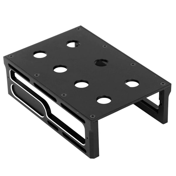 RC-bil arbetsstativ slitstark aluminiumlegering RC-bil reparationsarbetsstation för 1/8 för 1/10 RC-lastbilsvågar svart
