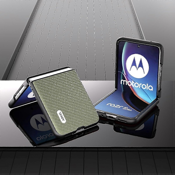 Motorola Razr 40 Ultra Skal - Kolfibermönster Slim Skyddande Mobilskal Blå