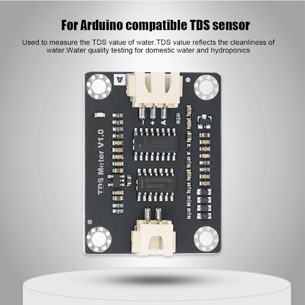 Analog TDS-sensor med 2 sonder til kvalitetsovervågning til husholdningsvand og hydroponics