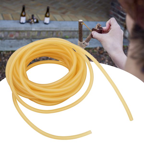 1 / 3 / 5M Naturligt latex slangbellor rör elastiskt mjukt rörband för jaktskytte (3m)