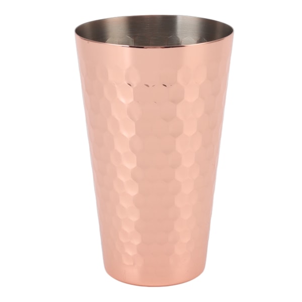 Drikkekopp 304 Rustfritt Stål Hamret Multifunksjonell Moscow Mule Krus for Bar Hjem Kobberbelegg
