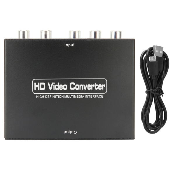 HD Multimedia Interface til 1080P YPbPr Component Video Converter Adapter for DVD-skjerm