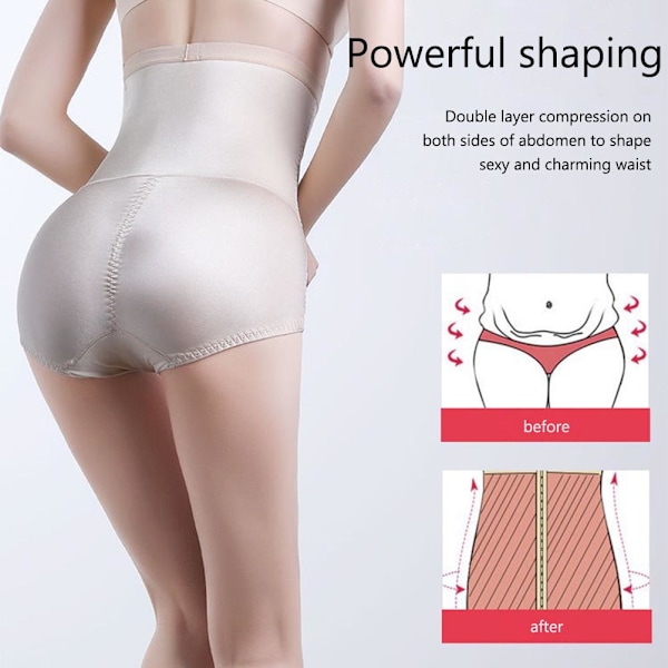 Komprimerande Abs Sculpting Panty Kvinnor Tummy Control Slimmer Body Shaper Slimming Hög Midja Byxor