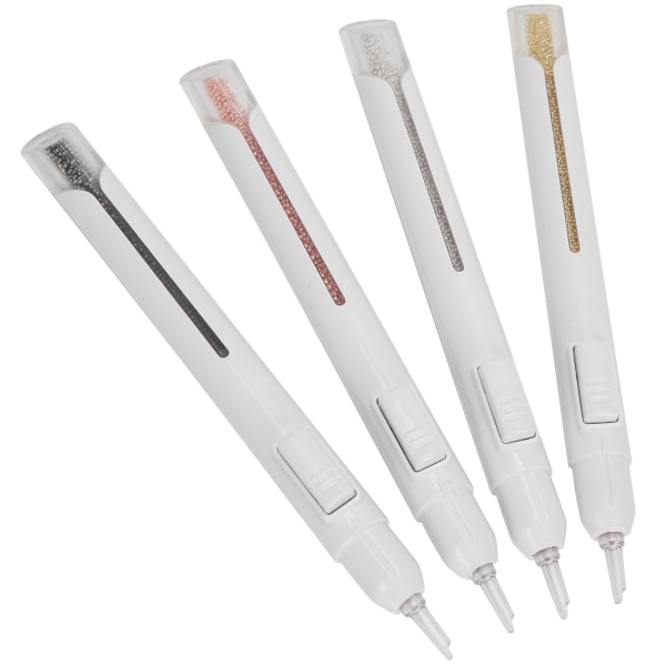 4 stk Nail Art Dotting Pen Negle Painting Pen DIY Decoration Dotting Pen Manicure Værktøj 1,0 mm