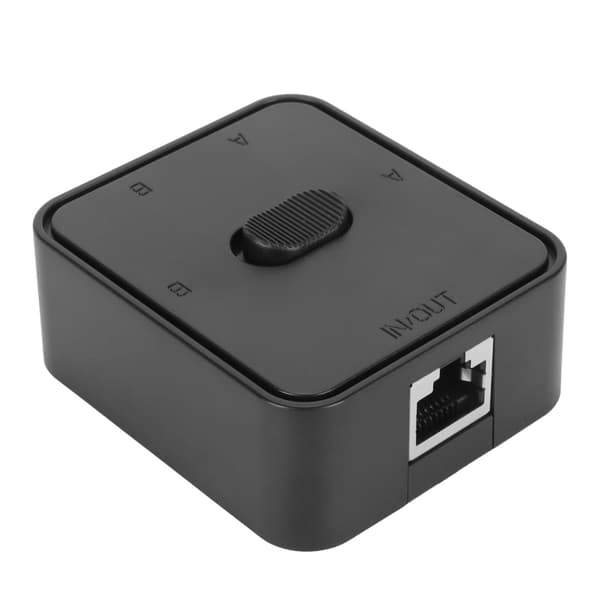 2 Port Gigabit Netværk Switch 10 100 1000Mbps 2 Ind 1 Ud 1 Ind 2 Ud PoE Extender Switch RJ45 Splitter Vælger Switch til Cat 6