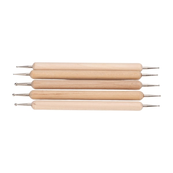 Dubbla ändade Tracing Dotting Stylus Set - 5 delar, fast grepp, perfekt för DIY gravyr, lera keramikskulptur