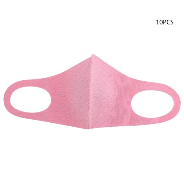 10pcs Children Mouth Muffle Reusable Dust Proof Sun Block Breathable Mouth GuardPink