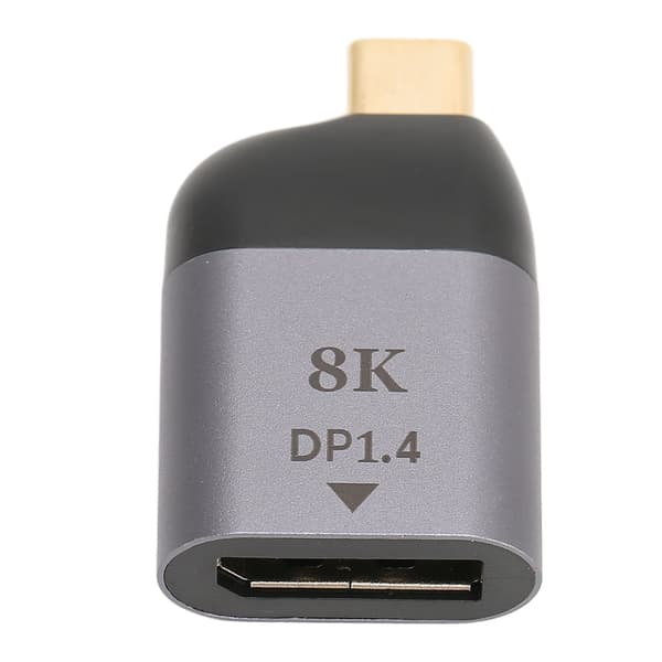 USB C til DisplayPort Adapter 8K 60Hz Høj Opløsning Kompakt Bærbar USB C til DP Adapter til Windows PC