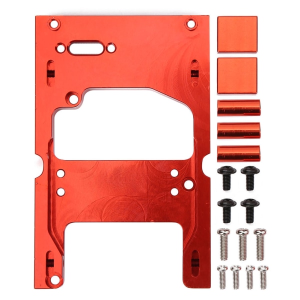 För WPL-system 1:16 RC-bil metallstyrmotor servofästbasfäste med fäste