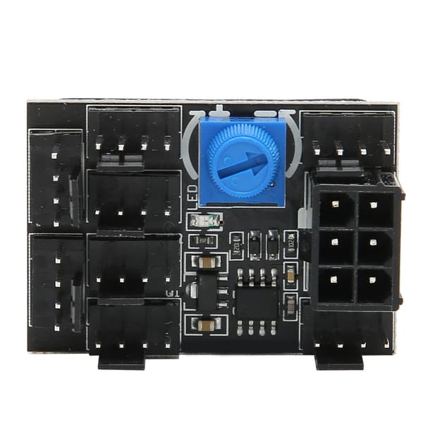PWM blæserhub PCB sort høj effekt nem installation stationær computer køleblæserfordeler