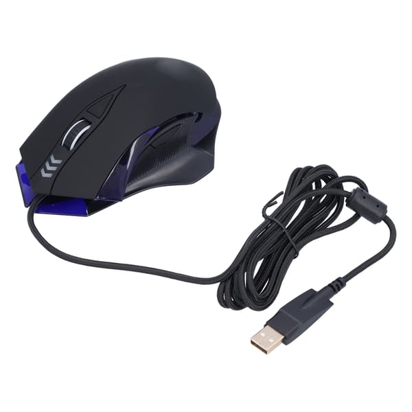 Gaming Mus USB Bærbar Åndedrætslys 4 DPI Justerbar Ergonomisk Computermus til PC Bærbar