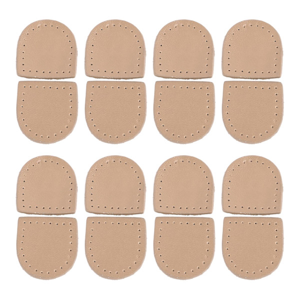 40 STK lynlås prop DIY håndlavet ægte læder multifunktionelle moderigtige lynlås ender Top propper Beige