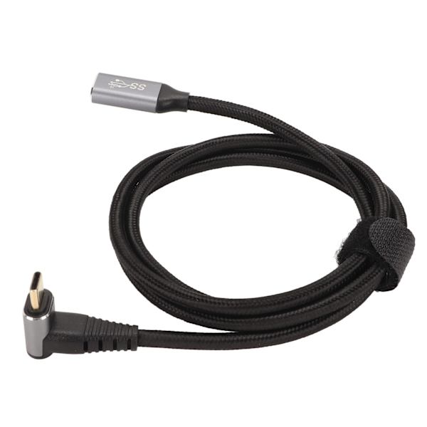 USB C 3.1 hann-til-hun-kabel PD100W Hurtiglading 10Gbps 4K ved 60Hz USB C-ladekabel for Steam Deck-spillkonsoller 100cm/39.4in