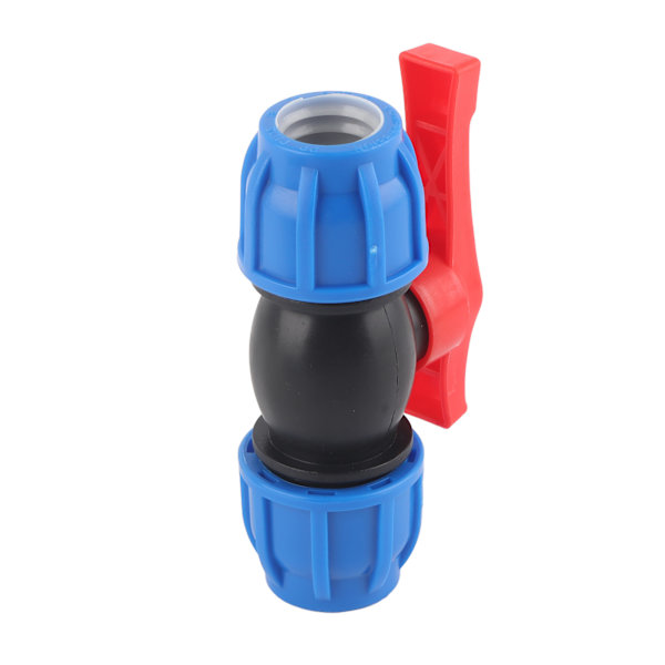 4 stk. PE lige kugleventil afspærringsventil til hjem og have rør fittings tilbehør 1/2in