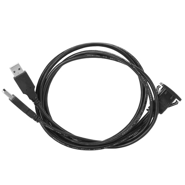 USB 2.0 skjøtekabel Dobbelt grensesnitt Vanntett bildataoverføring Dashbordadapterkabel 2M/6.6ft