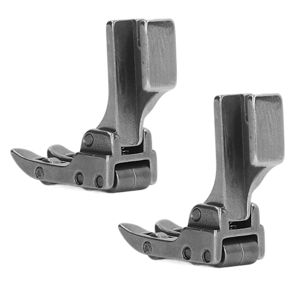 2 stk Rulletrykfod Stål Robust Holdbar Anti-Slip Industriel Symaskine Trykfod med Leje