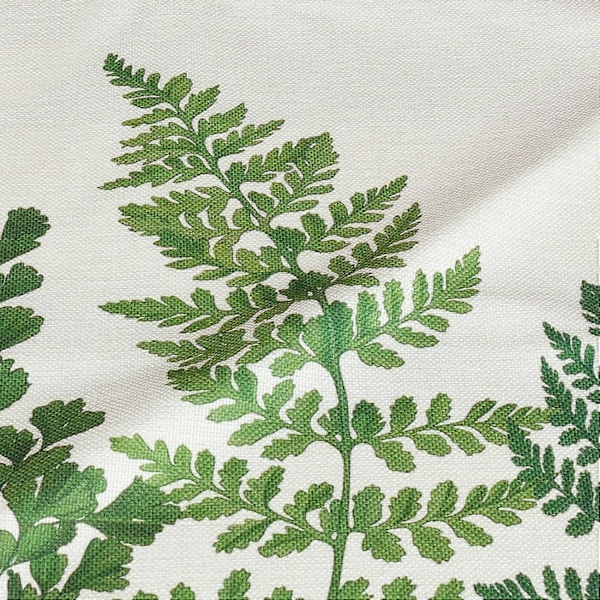 Putevar 45 x 45 cm Grønne Botaniske Blad Dekorative Pynteputetrekk Polyester Lin Putetrekk til Sofa Hage Utendørs Dekor Sett med 4