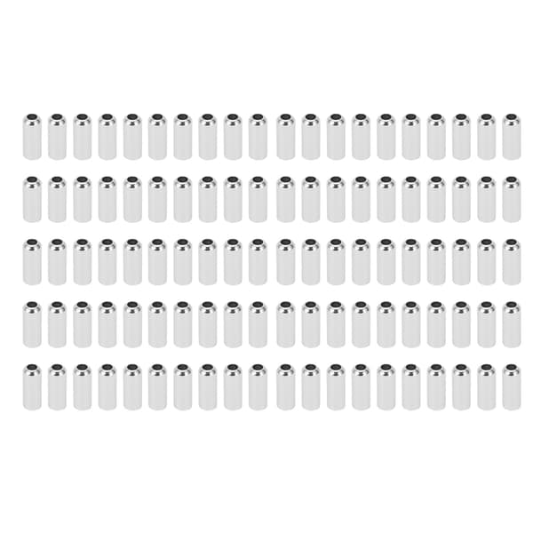100 STK. Lige Splitter Slider Høretelefon Audio Ledning Slider DIY Opgradering Headset Ledningsforbinder