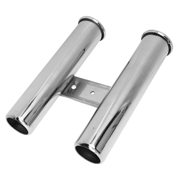 Fiske Stang Stativ Rør Rustfritt Stål 2 Link Rør Stang Holder for Båt RV Yacht 42mm Dia