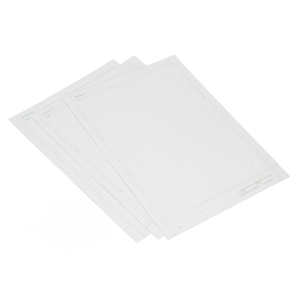 30 ark B4 Manga-papir 120g Gulnende Glansfuld Brug Bærbar Tegneseriepapir med Skala til Tegninger