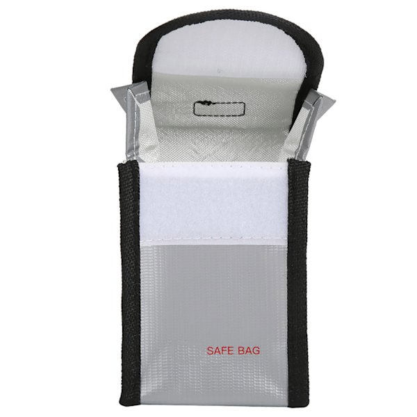 RC Drone Safe Batteri Eksplosionssikker Taske Beskyttelsesetui Passer til DJI Mavic Air 2 Drone Silver (1 batteri)