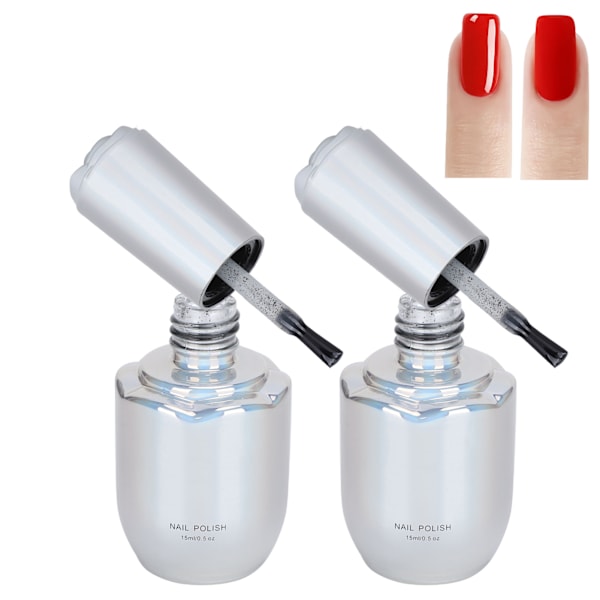 Nagel toppbaslack matt lack nagellack set ingen tork UV-gel manikyrverktyg 15ml