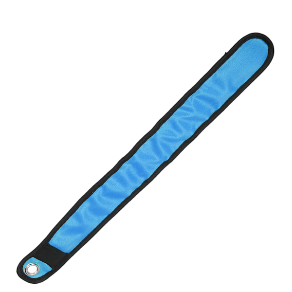 Utomhus Night Running LED Armband Blinkande Armband Cykling Light up Slap Armband Blå