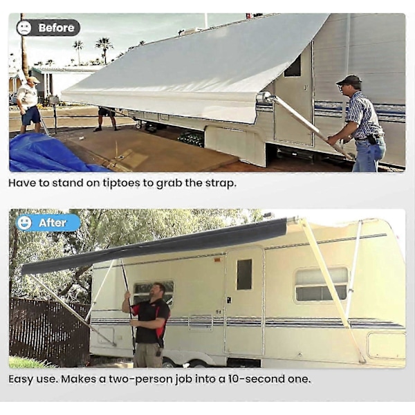 2-pack RV Markisband - 118 Tåliga Neddragband för Husbilar_SZXM