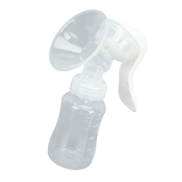 Manuell brystpumpe Sterk sugekraft Myk silikon Brystpumpe for mor 150ml