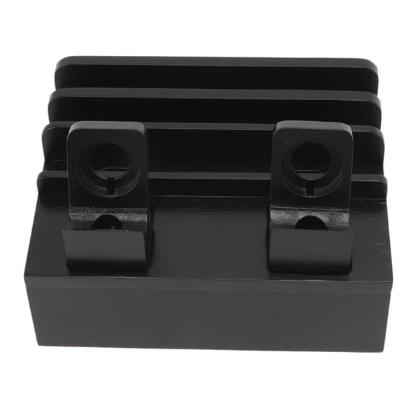 Bambus ladestation multifunktionel 5-ports ladestation til telefoner, tablets, ure, elektronik, sort