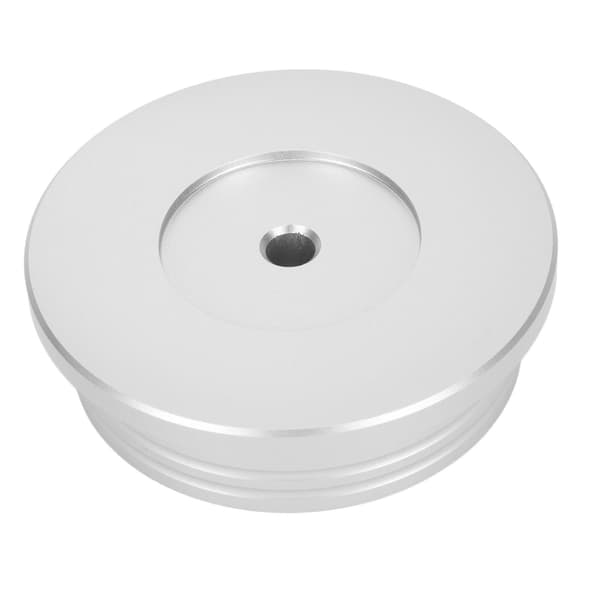 HiFi Disc Stabilisator Aluminium Legering Universal Pladevægt Klemme til LP Plade Sølv