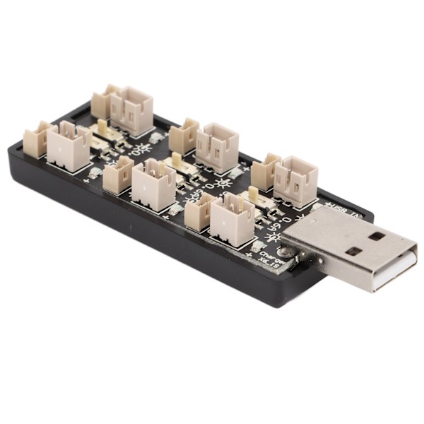 LiPo batteri USB 6 oberoende utgångar 3,7V/4,35V smart laddningsverktyg för RC modellleksak