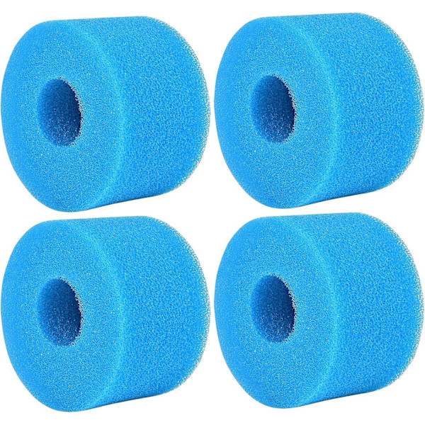 4 stk. Type Filter Svamp, Skumfilterpatron, Swimmingpool Filter Skum