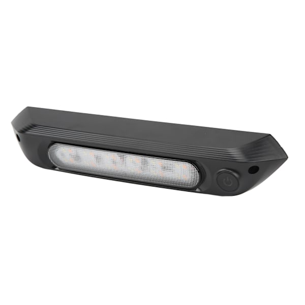 Dobbel farge LED markiselys RV veranda lys 8W vanntett bruksstripe lys for yacht campingvogn svart skall