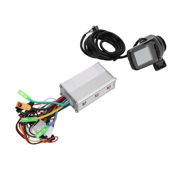 36/48/60V 350W Motor Børsteløs Controller Elektrisk Cykel 3 Mode Sinus Bølge Controller Kit med LCD Display Panel Skift Switch