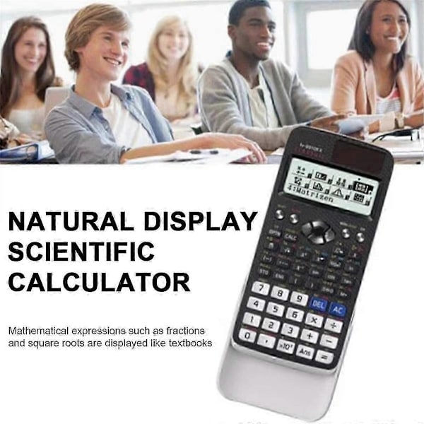 991EX Videnskabelig Lommeregner Digitalt Stort Display 696 Funktioner kompatibel med Mellemhøj Skole Solar Scien