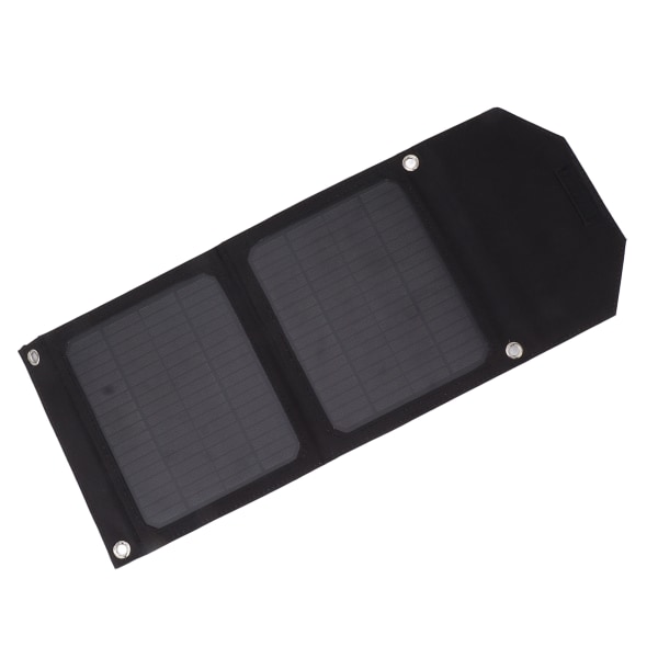 12W Solcellepanel Foldbar Bærbar Monokrystallinsk Silicium Solcellelader med USB-port til Udendørsrejser Camping