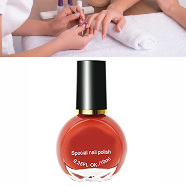 Neglelakk 10 ml mettet lys farge elegant stil rask tørking langvarig hurtig tørkende neglelakk E049-24