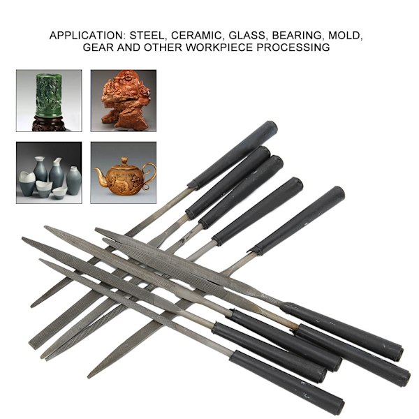 10 st 140 mm smycken fil mini rasp handfil set DIY smycke gör bearbetning fil kit